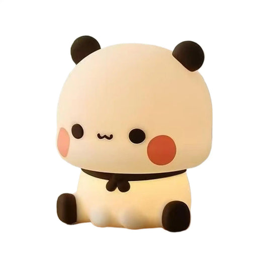 Cute Night Light LED Novelty Animal Night Lamp Silicone Rechargeable Decorative Nightlight For Living Room Decoration