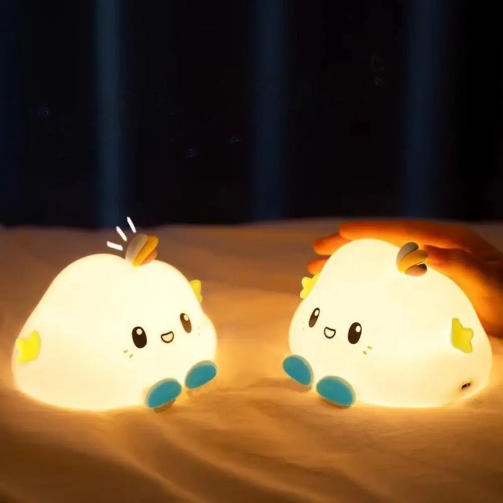 Cute Cloud Night Light Home Decoration Cartoon Creative Table Lamp Portable Mini Bedside Lamp Children Baby