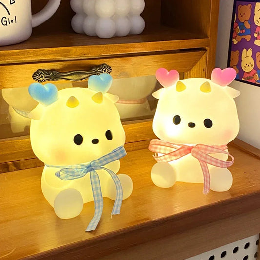 Animated Animal Night Light with Soft Glow, Ideal Christmas Gift, Beaulct
