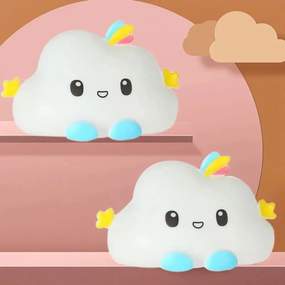 Cute Cloud Night Light Home Decoration Cartoon Creative Table Lamp Portable Mini Bedside Lamp Children Baby