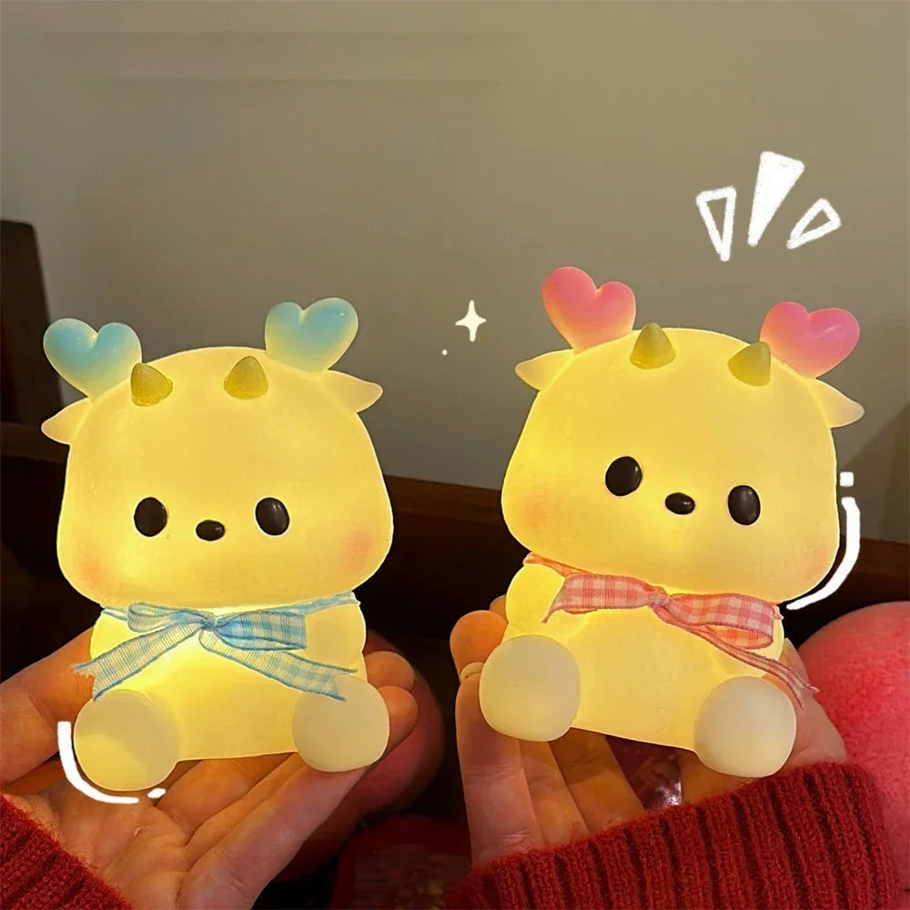 Animated Animal Night Light with Soft Glow, Ideal Christmas Gift, Beaulct