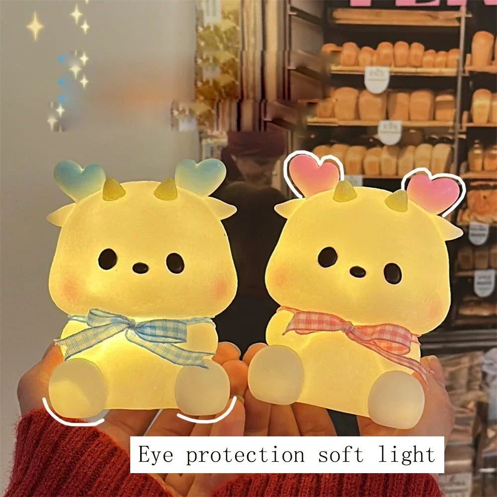 Animated Animal Night Light with Soft Glow, Ideal Christmas Gift, Beaulct