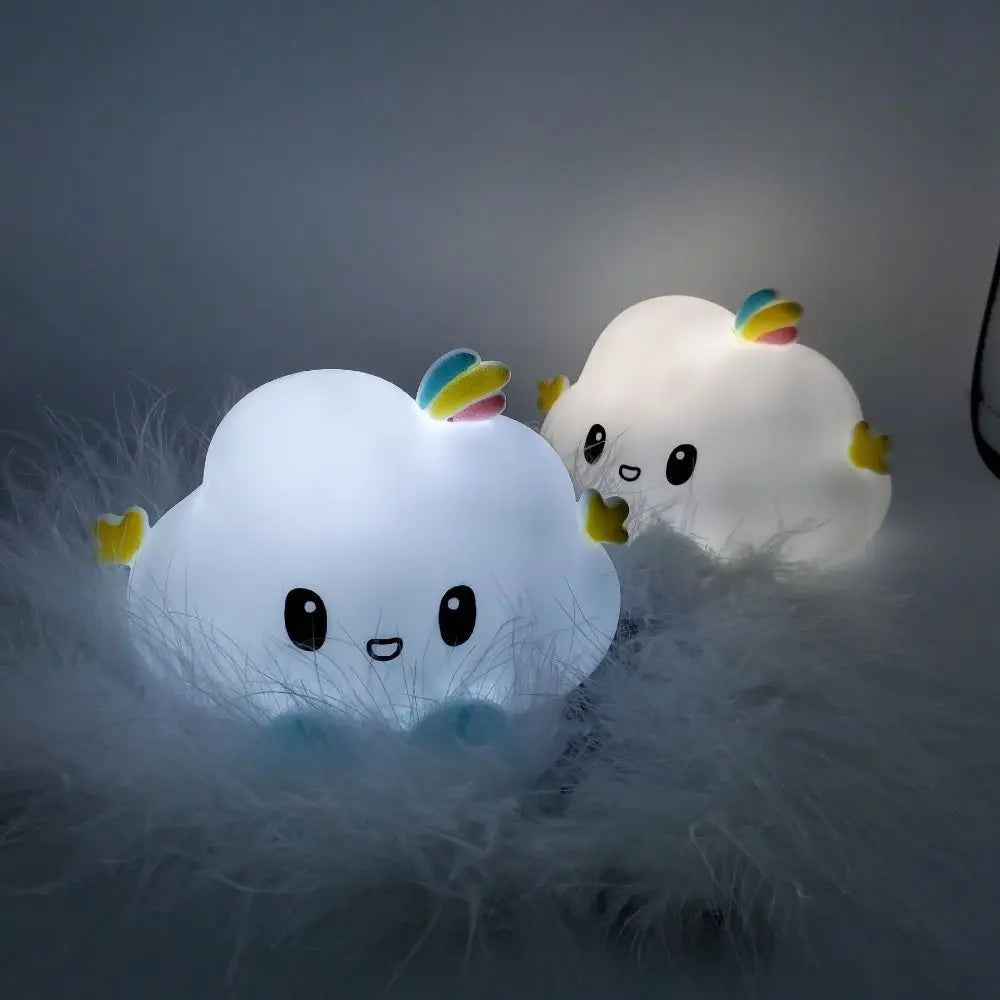 Cute Cloud Night Light Home Decoration Cartoon Creative Table Lamp Portable Mini Bedside Lamp Children Baby