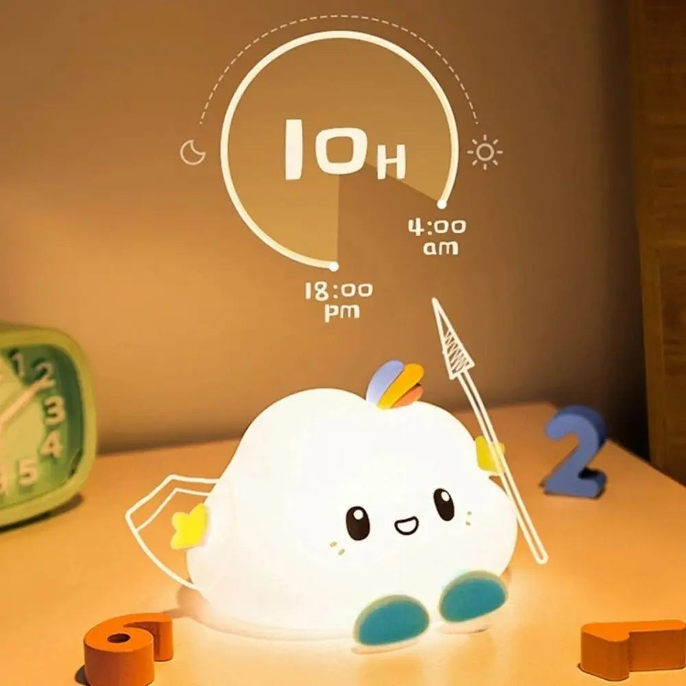 Cute Cloud Night Light Home Decoration Cartoon Creative Table Lamp Portable Mini Bedside Lamp Children Baby