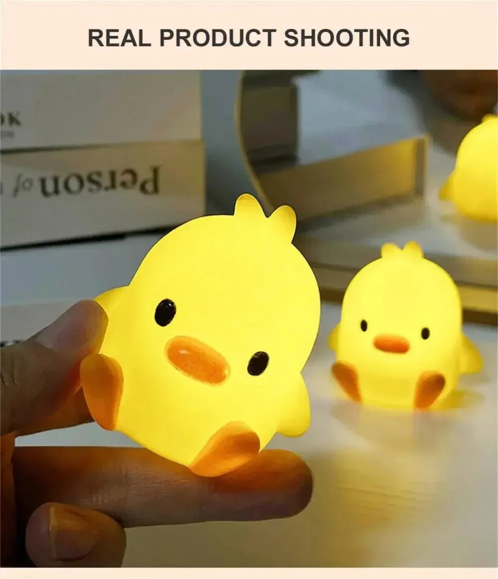 Cute Duck Night Lamps animal Nightlights Desktop Ornament Decorative Table Lights for Bedroom Bedside Sleeping Lamp