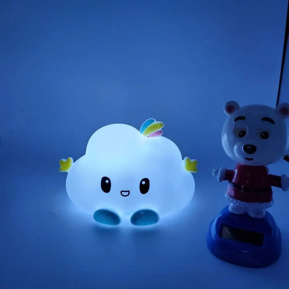 Cute Cloud Night Light Home Decoration Cartoon Creative Table Lamp Portable Mini Bedside Lamp Children Baby